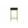 Gallery Direct Ripple Mango Wood Black & Gold 2 Drawer Console Table Gallery Direct Ripple Mango Wood Black & Gold 2 Drawer Console Table