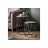 Gallery Direct Marshal Wood & Metal Set Of 2 Side Tables Gallery Direct Marshal Wood & Metal Set Of 2 Side Tables