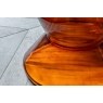 Gallery Direct Turin Orange Glass and Marble Top Side Table Gallery Direct Turin Orange Glass and Marble Top Side Table