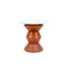 Gallery Direct Turin Orange Glass and Marble Top Side Table Gallery Direct Turin Orange Glass and Marble Top Side Table