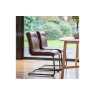 Gallery Direct Capri Vintage Leather Chair in Brown