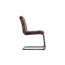 Gallery Direct Capri Vintage Leather Chair in Brown Gallery Direct Capri Vintage Leather Chair in Brown
