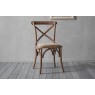 Gallery Direct Set of 2 Cafe Washed Oak Dining Chairs with Linen Seat Gallery Direct Set of 2 Cafe Washed Oak Dining Chairs with Linen Seat