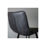 Gallery Direct Set of 2 Palmer Bar Stools in Grey Leather
