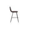 Gallery Direct Set of 2 Palmer Bar Stools in Grey Leather Gallery Direct Set of 2 Palmer Bar Stools in Grey Leather