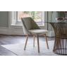 Gallery Direct Set of 2 Elliot Fabric Dining Chairs in Natural Linen Gallery Direct Set of 2 Elliot Fabric Dining Chairs in Natural Linen