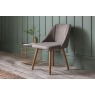 Gallery Direct Set of 2 Elliot Fabric Dining Chairs in Slate Grey Linen Gallery Direct Set of 2 Elliot Fabric Dining Chairs in Slate Grey Linen