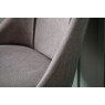 Gallery Direct Set of 2 Elliot Fabric Dining Chairs in Slate Grey Linen Gallery Direct Set of 2 Elliot Fabric Dining Chairs in Slate Grey Linen