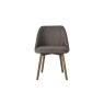 Gallery Direct Set of 2 Elliot Fabric Dining Chairs in Slate Grey Linen Gallery Direct Set of 2 Elliot Fabric Dining Chairs in Slate Grey Linen