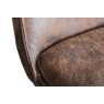 Gallery Direct Set of 2 Newton Dining Chairs in Brown Leather Gallery Direct Set of 2 Newton Dining Chairs in Brown Leather