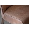Gallery Direct Set of 2 Tarnby Dining Chairs in Tan Brown Leather Gallery Direct Set of 2 Tarnby Dining Chairs in Tan Brown Leather