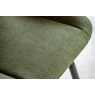 Gallery Direct Set of 2 Manford Fabric Bar Stools in Bottle Green Gallery Direct Set of 2 Manford Fabric Bar Stools in Bottle Green
