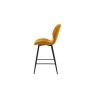 Gallery Direct Set of 2 Manford Fabric Bar Stools in Saffron Gallery Direct Set of 2 Manford Fabric Bar Stools in Saffron