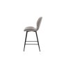 Gallery Direct Set of 2 Manford Fabric Bar Stools in Light Grey Gallery Direct Set of 2 Manford Fabric Bar Stools in Light Grey