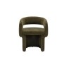 Gallery Direct Sloane Dining Chair in Green Boucle
