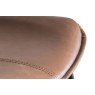 Gallery Direct Set of 2 Hawking Dining Chairs in Brown PU Leather Gallery Direct Set of 2 Hawking Dining Chairs in Brown PU Leather