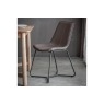 Gallery Direct Set of 2 Hawking Dining Chairs in Ember PU Leather