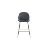 Gallery Direct Set of 2 Flanagan Bar Stools in Grey Velvet Gallery Direct Set of 2 Flanagan Bar Stools in Grey Velvet