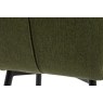 Gallery Direct Set of 2 Manford Fabric Dining Chairs in Bottle Green Gallery Direct Set of 2 Manford Fabric Dining Chairs in Bottle Green