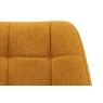 Gallery Direct Set of 2 Manford Fabric Dining Chairs in Saffron Gallery Direct Set of 2 Manford Fabric Dining Chairs in Saffron