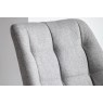 Gallery Direct Set of 2 Manford Fabric Dining Chairs in Light Grey Gallery Direct Set of 2 Manford Fabric Dining Chairs in Light Grey