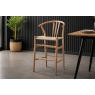 Gallery Direct Set of 2 Whitney Natural Elm Wishbone Back Bar Stools with Woven Seat Gallery Direct Set of 2 Whitney Natural Elm Wishbone Back Bar Stools with Woven Seat