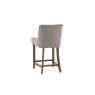 Gallery Direct Set of 2 Tarnby Bar Stools in Cement Grey Linen Gallery Direct Set of 2 Tarnby Bar Stools in Cement Grey Linen