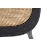 Gallery Direct Set of 2 Cafe Black Oak Dining Chairs with Rattan Seat Gallery Direct Set of 2 Cafe Black Oak Dining Chairs with Rattan Seat