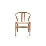 Gallery Direct Set of 2 Whitney Natural Elm Wishbone Back Dining Chairs with Woven Seat Gallery Direct Set of 2 Whitney Natural Elm Wishbone Back Dining Chairs with Woven Seat