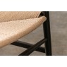 Gallery Direct Set of 2 Whitney Black Elm Wishbone Back Dining Chairs with Woven Seat Gallery Direct Set of 2 Whitney Black Elm Wishbone Back Dining Chairs with Woven Seat