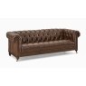 Buckingham Leather Chesterfield 4 Seater Sofa in Vintage Cognac Buckingham Leather Chesterfield 4 Seater Sofa in Vintage Cognac