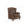 Buckingham Leather Chesterfield Wing Chair in Vintage Cognac Buckingham Leather Chesterfield Wing Chair in Vintage Cognac
