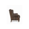 Buckingham Leather Chesterfield Wing Chair in Vintage Cognac Buckingham Leather Chesterfield Wing Chair in Vintage Cognac