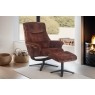 Hudson Swivel Recliner Chair and Stool Hudson Swivel Recliner Chair and Stool