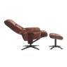 Hudson Swivel Recliner Chair and Stool Hudson Swivel Recliner Chair and Stool