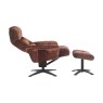 Hudson Swivel Recliner Chair and Stool Hudson Swivel Recliner Chair and Stool