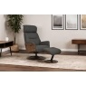 Reya Swivel Recliner Chair and Stool Reya Swivel Recliner Chair and Stool