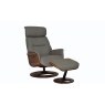 Reya Swivel Recliner Chair and Stool Reya Swivel Recliner Chair and Stool