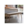 Gallery Direct Hatfield Natural Oak Upholstered Bench