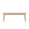 Gallery Direct Hatfield Natural Oak Upholstered Bench Gallery Direct Hatfield Natural Oak Upholstered Bench