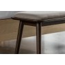 Gallery Direct Hatfield Smoked Oak Upholstered Bench Gallery Direct Hatfield Smoked Oak Upholstered Bench