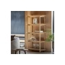 Gallery Direct Hatfield Natural Oak Tall Open Display Unit