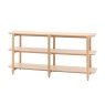 Gallery Direct Hatfield Natural Oak Wide Open Display Unit Gallery Direct Hatfield Natural Oak Wide Open Display Unit