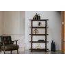 Gallery Direct Hatfield Smoked Oak Tall Open Display Unit