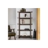 Gallery Direct Hatfield Smoked Oak Tall Open Display Unit