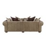 Atlantis Fabric & Leather Mix Pillow Back 3.5 Seater Sofa Atlantis Fabric & Leather Mix Pillow Back 3.5 Seater Sofa
