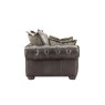 Atlantis Fabric & Leather Mix Pillow Back 1.5 Seater Sofa Atlantis Fabric & Leather Mix Pillow Back 1.5 Seater Sofa