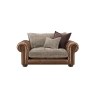 Atlantis Fabric & Leather Mix Standard Back 1.5 Seater Sofa