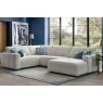 Opulent Fabric Large Modular 5 Seater Corner Sofa with Chaise End