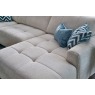 Opulent Fabric Large Modular 5 Seater Corner Sofa with Chaise End